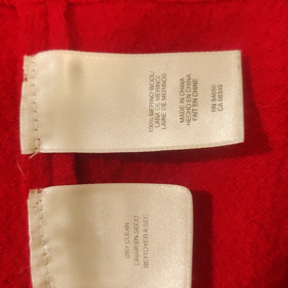 Jones of New York Womens Red Wool Jacket petite M - Picture 9 of 10